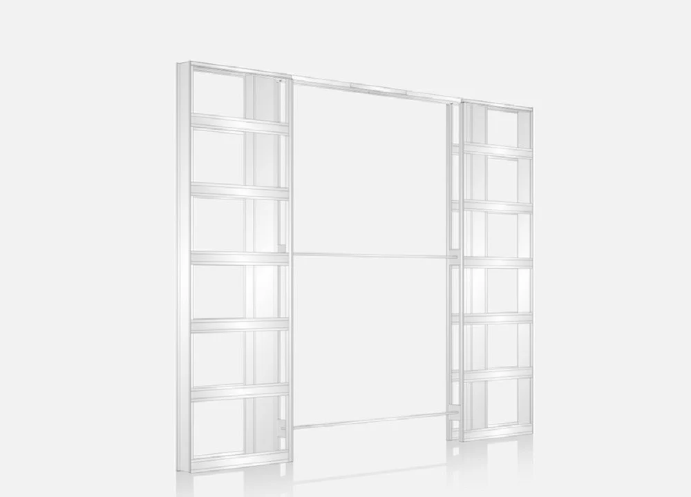 Classic DOUBLE WIRING-READY Pocket Door System - Image 3