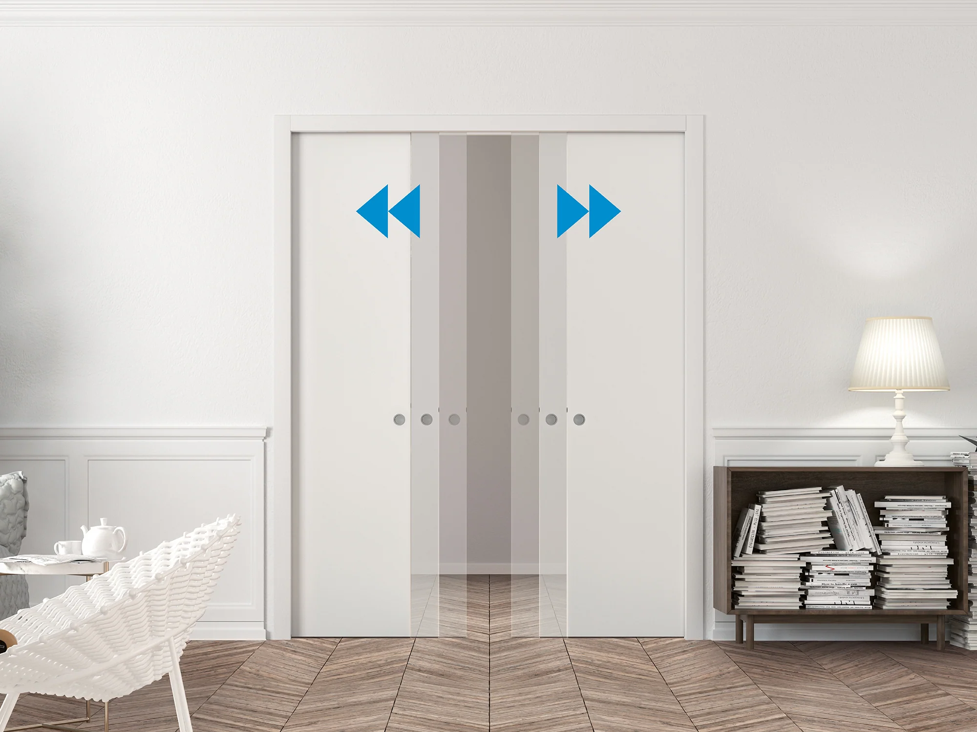 Eclisse Co-ordination Kit for Classic Double Door System - Image 2